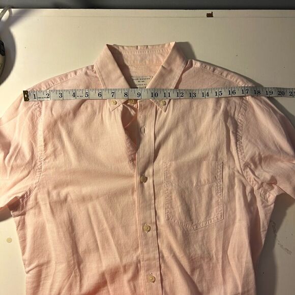 Club Monaco Light Pink Classic Fit Button Down Shirt Size XS - Picture 6 of 9